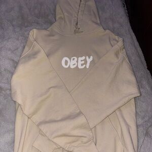Obey Beige Hoodie